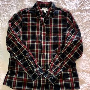 L.L. Bean Relaxed Fit Plaid Flannel